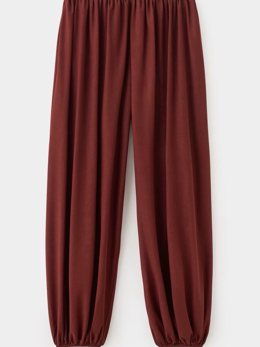 Mid rise Baggy Pants , Peplum T-shirt with shoulder pads , size L, brand new